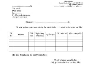 Mẫu-công-văn-xin-cấp-thẻ-tạm-trú-cho-người-nước-ngoài Mẫu công văn xin cấp thẻ tạm trú cho người nước ngoài